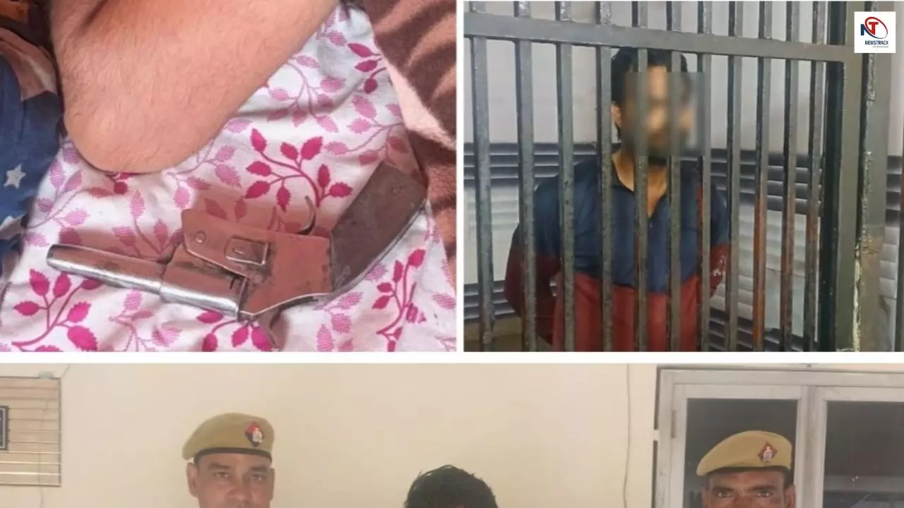 Hapur News: हापुड़ में तमंचे के साथ फोटो वायरल कर फंसा युवक, पुलिस ने दबोचा, हथियार बरामद Hapur News: हापुड़ में तमंचे के साथ फोटो वायरल कर फंसा युवक, पुलिस ने दबोचा, हथियार बरामद