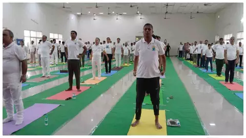 Kanpur Dehat News: इको पार्क माती में योग दिवस की धूम, राज्य मंत्री अजीत सिंह पाल रहे मुख्य अतिथि Kanpur Dehat News: इको पार्क माती में योग दिवस की धूम, राज्य मंत्री अजीत सिंह पाल रहे मुख्य अतिथि
