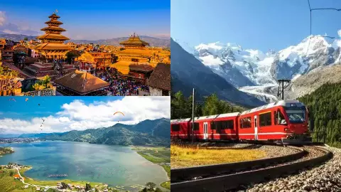 IRCTC Nepal Tour Package 2026 Bharat Gaurav Train offering Pashupatinath Temple, Pokhara, Chitwan National Park and Kathmandu sightseeing starting from ₹61,340.