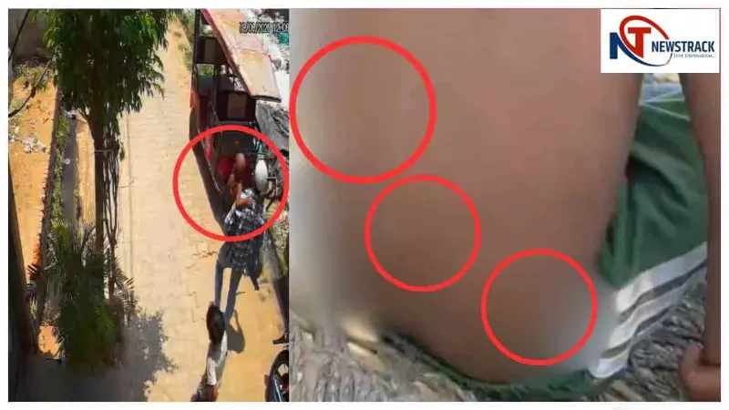 Hapur News: टॉफी का लालच देकर मासूम को ले गया मौसा, बीड़ी से दागा चेहरा, CCTV में कैद वारदात Hapur News: टॉफी का लालच देकर मासूम को ले गया मौसा, बीड़ी से दागा चेहरा, CCTV में कैद वारदात