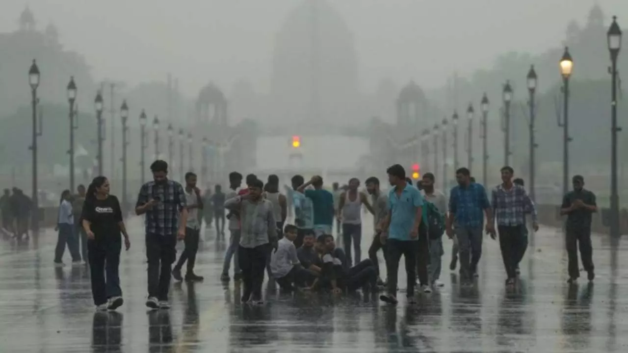 rain in delhi ncr today weather news