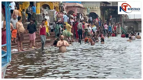 Mathura News: गंगा दशहरा पर विश्राम घाट में उमड़ी आस्था, यमुना पूजन के साथ संपन्न हुआ पर्व