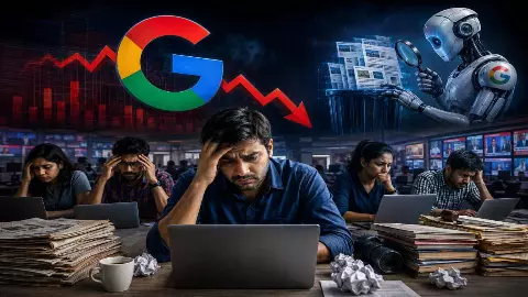 Google ने लागू किया जून 2026 स्पैम अपडेट, Website का 80% ट्रैफिक हुआ धड़ाम, ठप हुई खबरों की इंडेक्सिंग Google ने लागू किया जून 2026 स्पैम अपडेट, Website का 80% ट्रैफिक हुआ धड़ाम, ठप हुई खबरों की इंडेक्सिंग