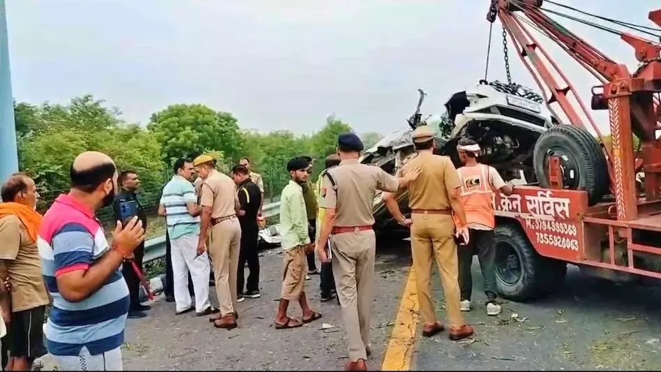 Unnao Road Accident Unnao Road Accident