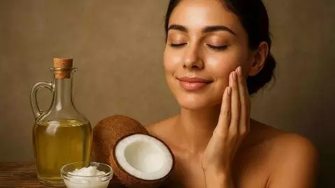 Coconut Oil For Glowing Skin