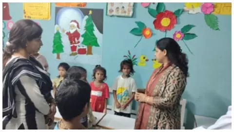 Visual inspection of Shishu Sadan and Womens Shelter in Prayagraj, instructions given Visual inspection of Shishu Sadan and Womens Shelter in Prayagraj, instructions given