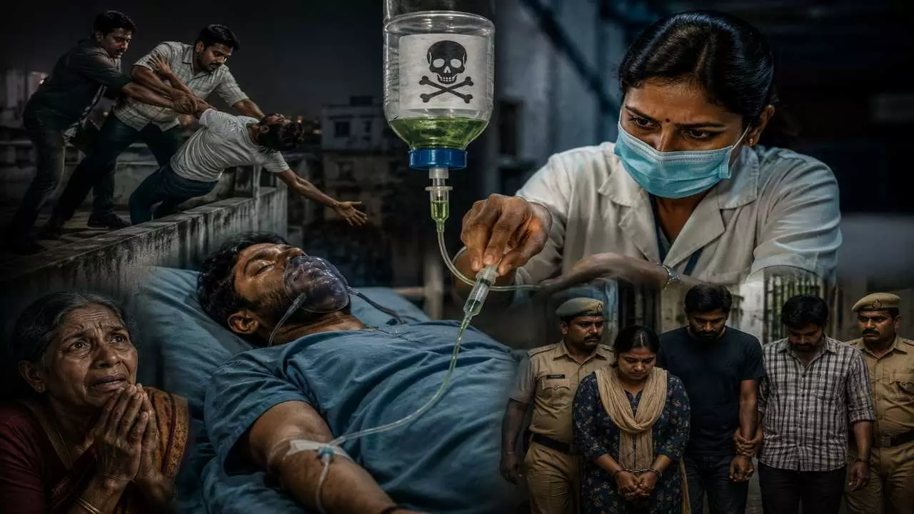नर्स पत्नी ने पति की रगों में उतारा टॉयलेट क्लीनर, आशिक के साथ मिलकर छत से फेंका, रोंगटे खड़े कर देगी साजिश नर्स पत्नी ने पति की रगों में उतारा टॉयलेट क्लीनर, आशिक के साथ मिलकर छत से फेंका, रोंगटे खड़े कर देगी साजिश