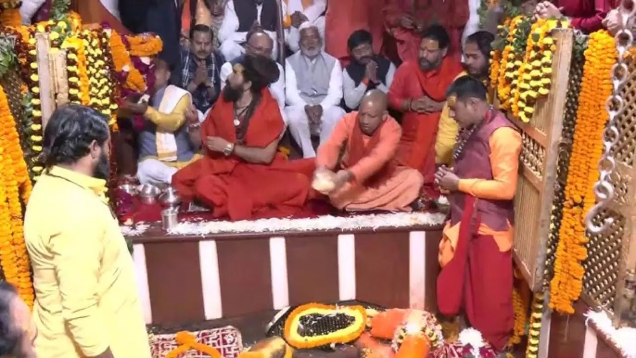 CM Yogi Prayagraj Visit CM Yogi Prayagraj Visit