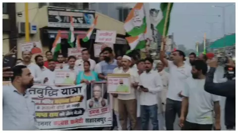 Congress launches Sadbuddhi Yatra Congress launches Sadbuddhi Yatra