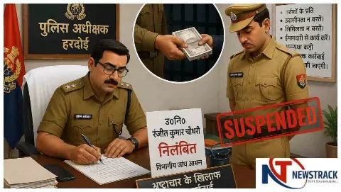 Hardoi News: हरदोई में रिश्वत लेने के आरोप में दरोगा निलंबित, एसपी ने बैठाई विभागीय जांच Hardoi News: हरदोई में रिश्वत लेने के आरोप में दरोगा निलंबित, एसपी ने बैठाई विभागीय जांच
