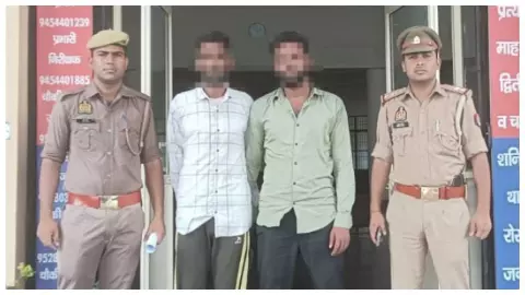 Two accused arrested for breaking into house and attacking with iron rod in Talspur Khurd Two accused arrested for breaking into house and attacking with iron rod in Talspur Khurd