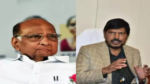 राष्ट्रपति होते शरद पवार... सरेआम ये क्या बोल गए रामदास आठवले, NDA में आने की अटकले तेज राष्ट्रपति होते शरद पवार... सरेआम ये क्या बोल गए रामदास आठवले, NDA में आने की अटकले तेज