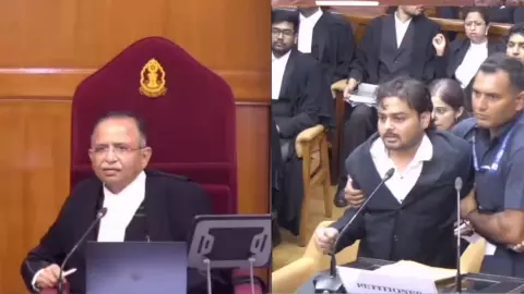 जजों पर फेंकी फाइलें, दीं भद्दी गालियां... SC में अचानक बौखलाया याचिकाकर्ता, सन्न रह गए जज साहब