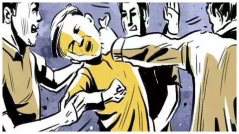 Khaki Ka Fear Khatm, Deliberate attack on Youth in Beech Bazar Khaki Ka Fear Khatm, Deliberate attack on Youth in Beech Bazar