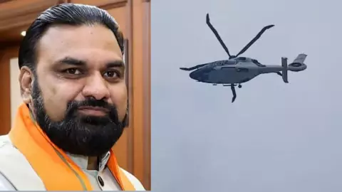 बीच हवा में लटका CM सम्राट चौधरी का हेलीकॉप्टर, आसमान में अटकी सांसें, अधिकारीयों के फूले हाथ-पांव बीच हवा में लटका CM सम्राट चौधरी का हेलीकॉप्टर, आसमान में अटकी सांसें, अधिकारीयों के फूले हाथ-पांव