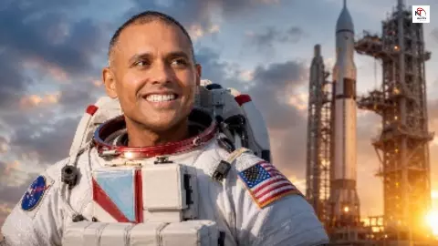 भारतीय मूल के अनिल मेनन की अंतरिक्ष में ऐतिहासिक उड़ान, 8 महीने तक ISS पर करेंगे रिसर्च भारतीय मूल के अनिल मेनन की अंतरिक्ष में ऐतिहासिक उड़ान, 8 महीने तक ISS पर करेंगे रिसर्च