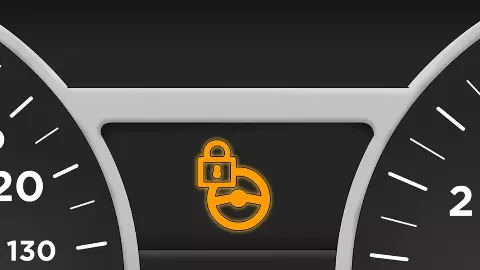 Car Steering Lock Warning Signs