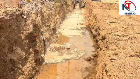 Kaushambi News:CSIL के नाला निर्माण की धीमी रफ्तार से लोग परेशान, सप्ताह में एक दिन काम होने का आरोप Kaushambi News:CSIL के नाला निर्माण की धीमी रफ्तार से लोग परेशान, सप्ताह में एक दिन काम होने का आरोप