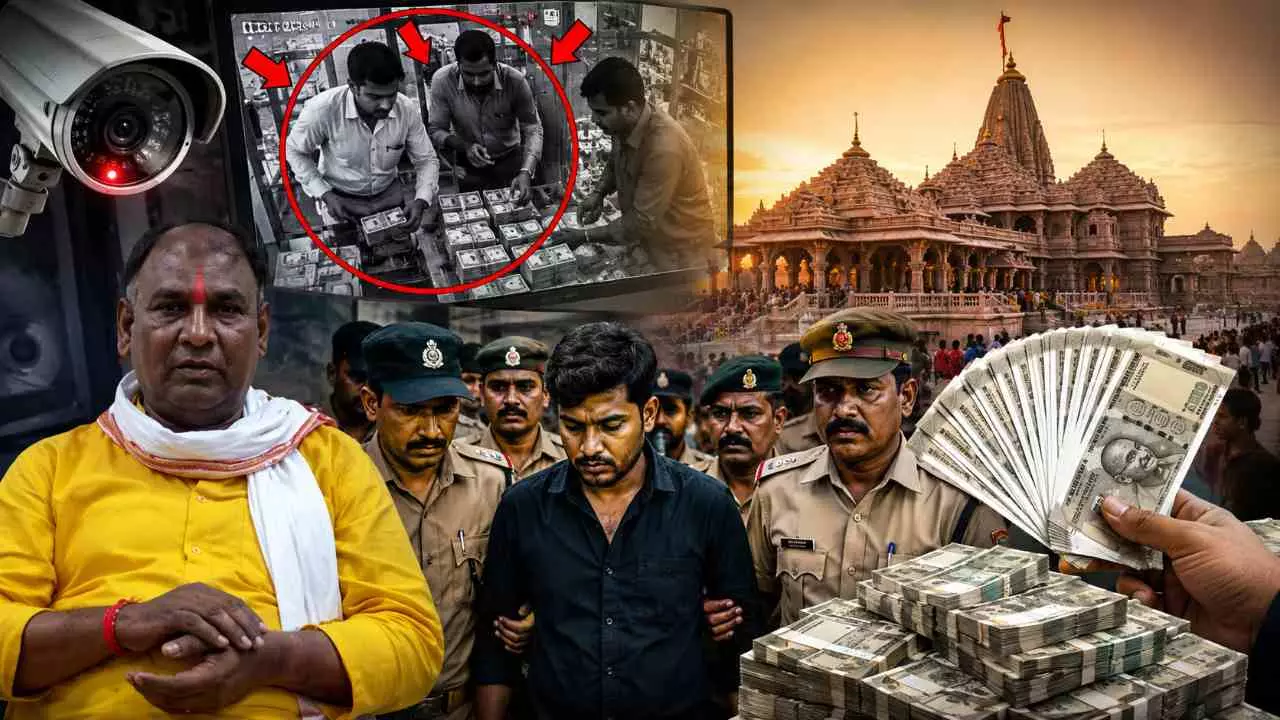 राम मंदिर कांड के मास्टरमाइंड भंडाफोड़! टिन्नू का भतीजा निकला महाचोर, CCTV से खुला करोड़ों का राज राम मंदिर कांड के मास्टरमाइंड भंडाफोड़! टिन्नू का भतीजा निकला महाचोर, CCTV से खुला करोड़ों का राज
