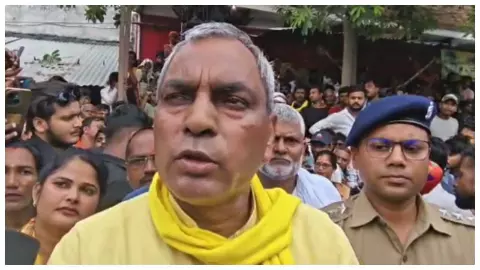 Om Prakash Rajbhars claim in Mirzapur, SP 27 seats will not win in 2027 Om Prakash Rajbhars claim in Mirzapur, SP 27 seats will not win in 2027