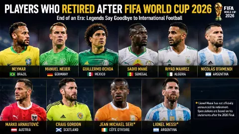 FIFA World Cup 2026 Retirements: Football Legends Who Said Goodbye After the Tournament