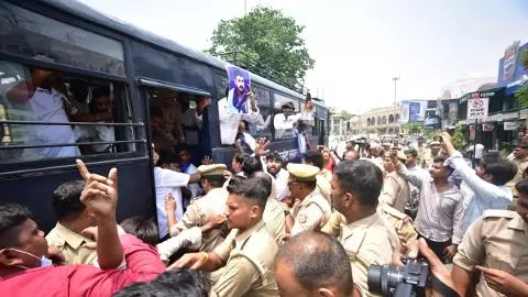Lucknow Bhim Army Protest Lucknow Bhim Army Protest