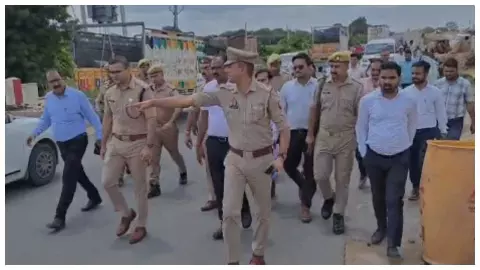 DM-SSP inspects preparations for Kanwar Yatra