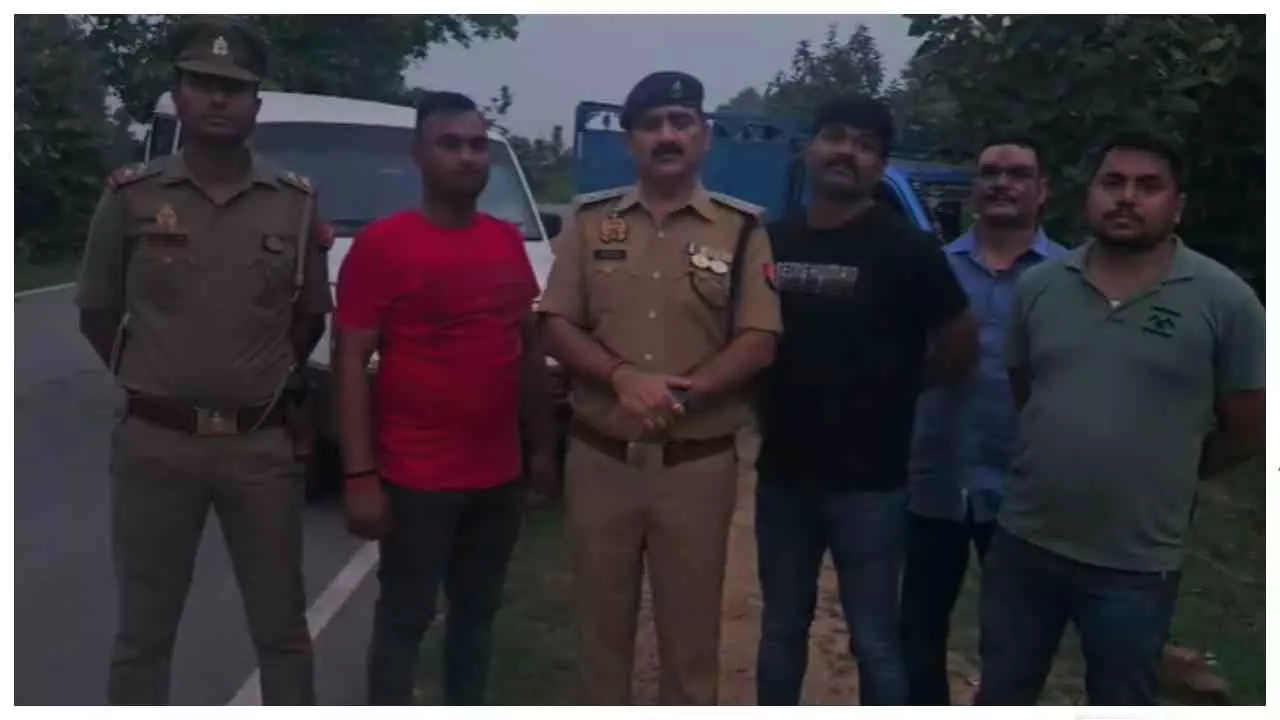 Chandauli News: भैंस चोर गिरोह का पर्दाफाश, मुठभेड़ में एक घायल, पांच गिरफ्तार
