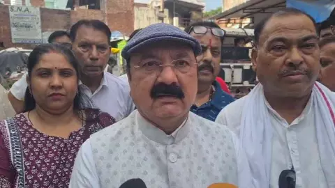 धर्मेंद्र प्रधान के इस्तीफे पर किशोरी लाल शर्मा का बड़ा बयान, बोले- यह छात्रों और राहुल गांधी की जीत