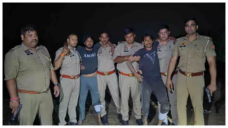Meerut News: गौकशी की साजिश नाकाम, पुलिस मुठभेड़ में दो बदमाश घायल, दो गायें मुक्त