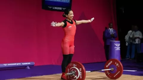 Mirabai Chanu Gold Medal Glasgow Commonwealth