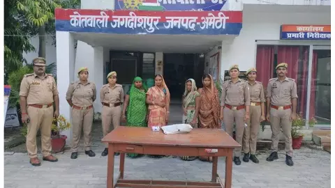 Chain looting revealed in Amethi in 6 hours, open accused identified from Yaksha app