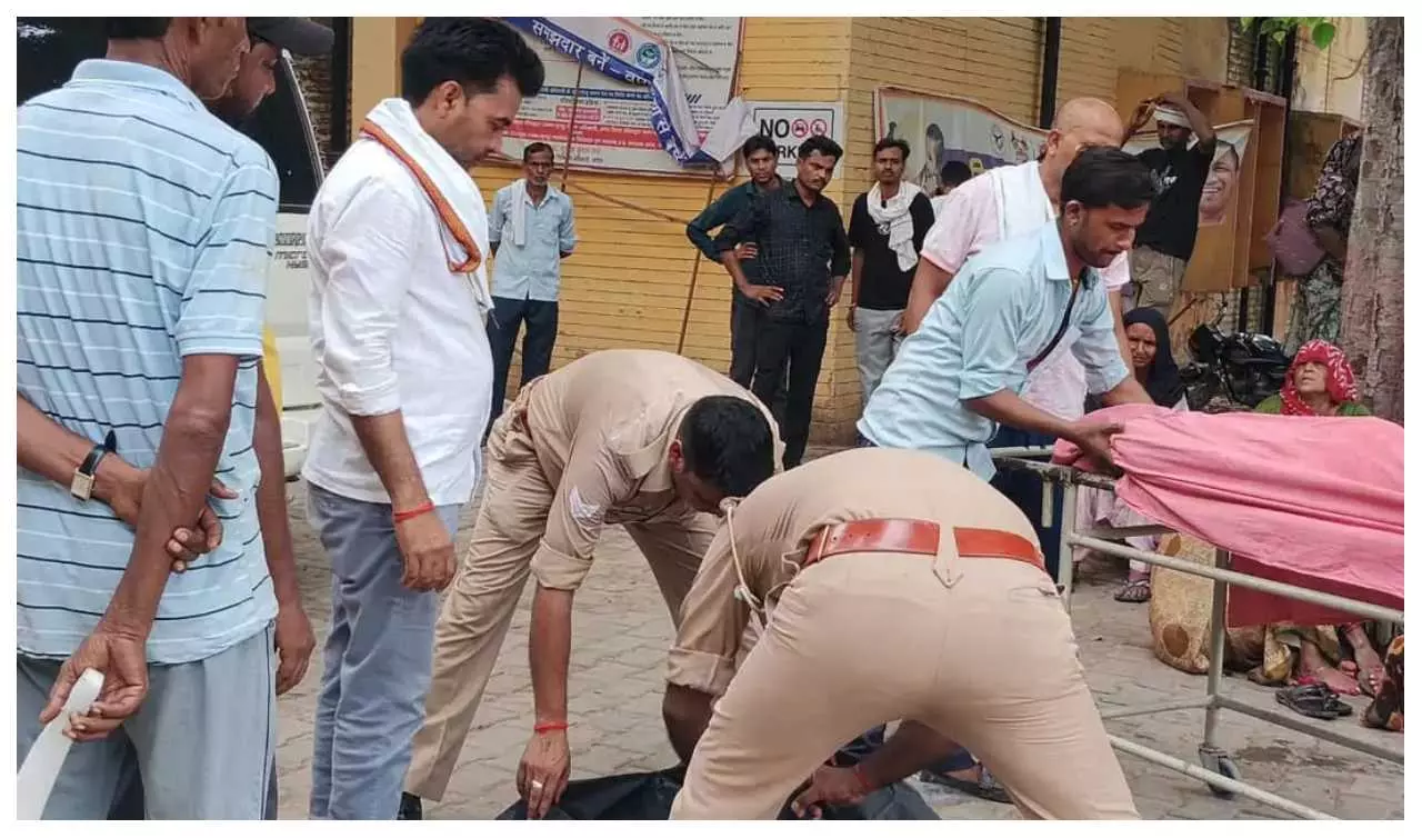 Nagar Panchayat driver killed in road accident, relatives in mourning Nagar Panchayat driver killed in road accident, relatives in mourning