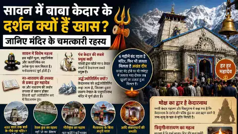 Kedarnath Temple History: Why Sawan Darshan Is So Special & the Mysteries Behind Baba Kedar Kedarnath Temple History: Why Sawan Darshan Is So Special & the Mysteries Behind Baba Kedar