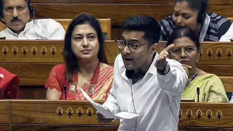 Abhishek Banerjee Lok Sabha dabate Abhishek Banerjee Lok Sabha dabate
