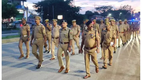 SP commands security in Chopan before Kanwar Yatra SP commands security in Chopan before Kanwar Yatra