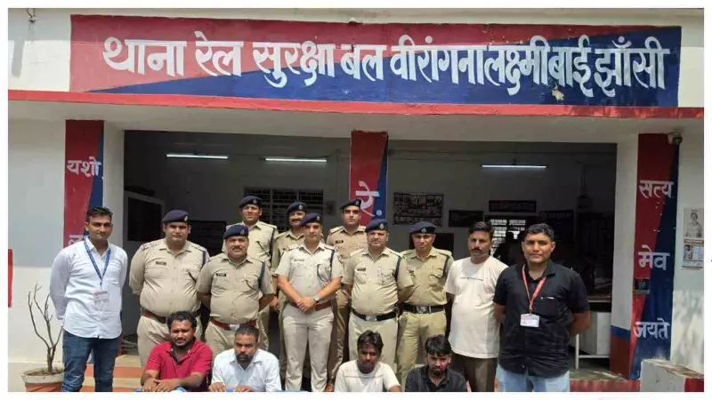 Jhansi News: आरपीएफ की बड़ी कार्रवाई, डीजल चोरी गैंग का पर्दाफाश, चार गिरफ्तार