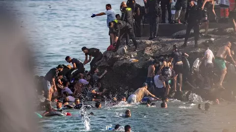 Spain Morocco border crisis