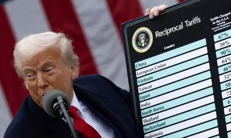 Donald Trump Tariffs Row Donald Trump Tariffs Row
