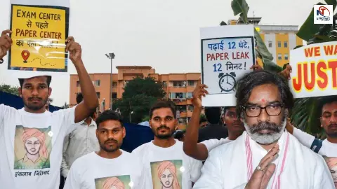 JPSC-JSSC Protest | Hemant Soren JPSC-JSSC Protest | Hemant Soren