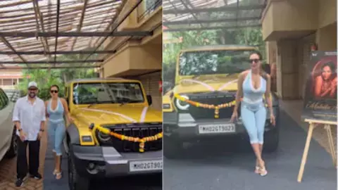 Malaika Aroras New Mahindra Thar Roxx Star: Price, Feature Malaika Aroras New Mahindra Thar Roxx Star: Price, Feature