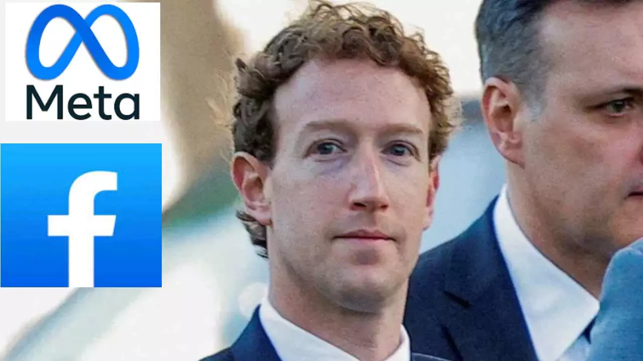 Meta and FB log with Mark Zuckerberg