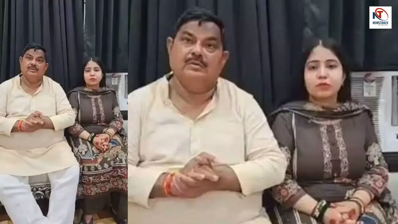 BJP MLA Gyan Tiwari Goes Live With Daughter