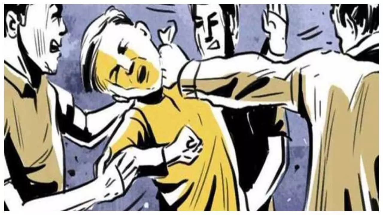 beaten Case, two arrested beaten Case, two arrested
