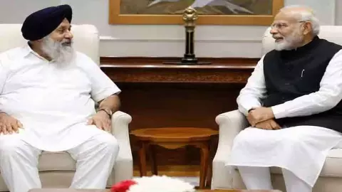 पंजाब में फिर साथ आएंगे BJP-अकाली दल? PM मोदी-सुखबीर बादल की मुलाकात से बड़ी हलचल, विपक्ष में खलबली