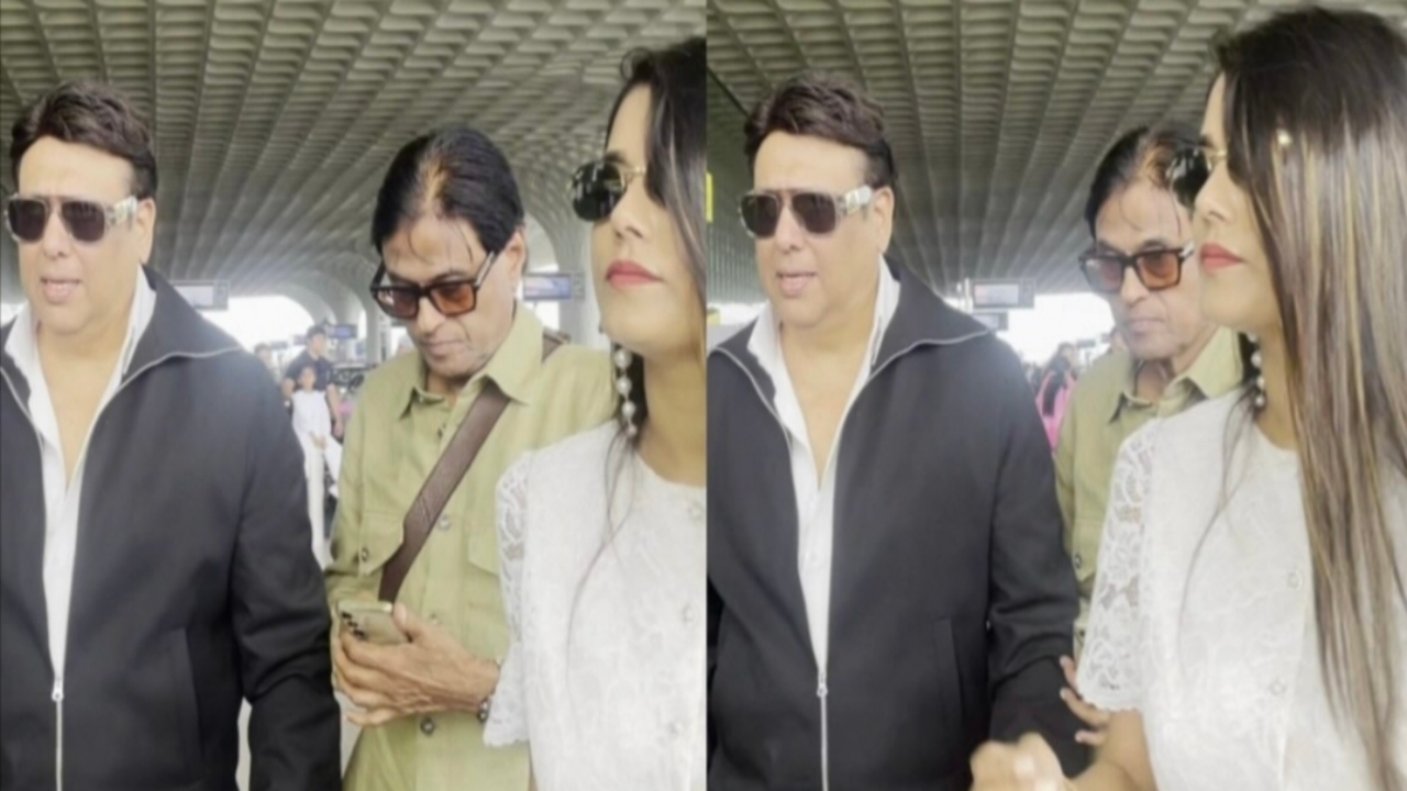 Govinda Rumoured Girlfriend Komal | Entertainment Latest Hindi News |  Newstrack Hindi Samachar | Govinda Girlfriend: क्या ये है गोविंदा की  गर्लफ्रेंड? एयरपोर्ट पर दिखे साथ, Viral Video देख फैंस ...