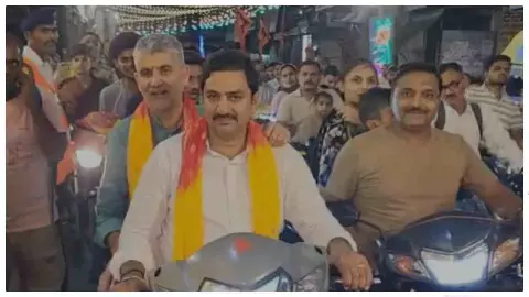 Shamli News: सदर विधायक प्रसन्न चौधरी ने स्कूटी से किया कांवड़ मार्ग का निरीक्षण