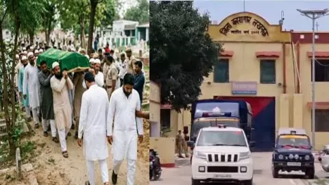 Atiq Ahmed के बेटे अबान का जनाजा आज, आखिरी दीदार के लिए लखनऊ जेल से बाहर निकला भाई उमर