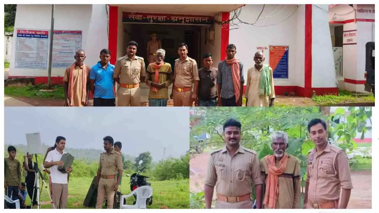 Chandauli : तीन दिन जंगल में फंसा चरवाहा, ड्रोन ने दिखाई राह; पुलिस ने रामलाल को सकुशल खोज निकाला