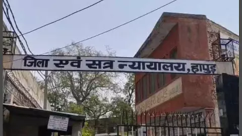 Charged with viral video of court chamber in Hapur, case registered